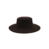 11 Sombrero de Lana Fina de Borrego con Bordado Multicolor de Pensamientos
