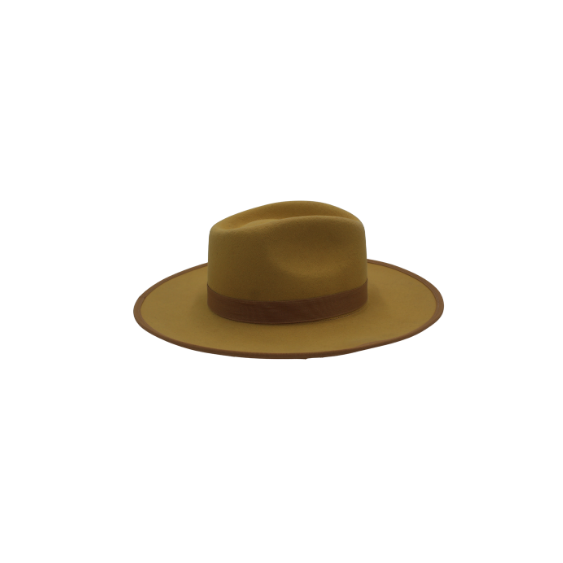 16 Sombrero de Lana Fina de Borrego con Bordado en Punto de Cruz Coatlanes