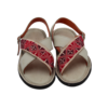 20 Huaraches de Piel con Bordado en Punto de Cruz Coatlanes