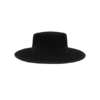 4 Sombrero de Lana Fina de Borrego con Bordado de Pensamientos