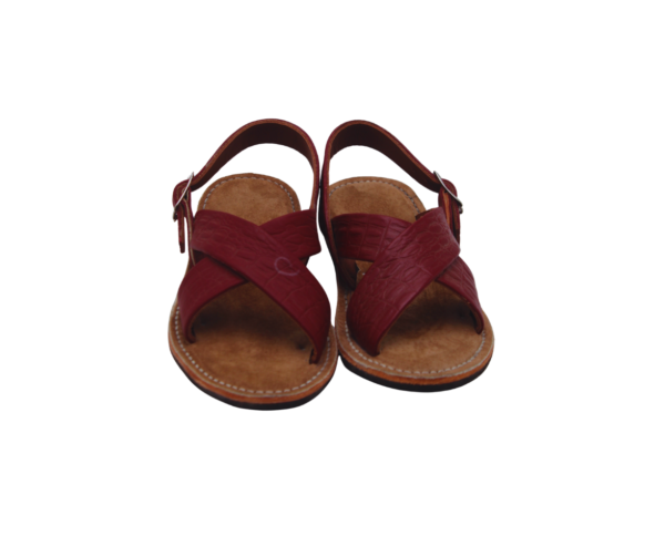 Huaraches con Textura de Cocodrilo y Plantilla de Gamuza