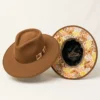 WhatsApp Image 2026-10-15 at 4.29.02 PM Sombrero mostaza lana de borrego bordado de pensamientos tonos mostazas