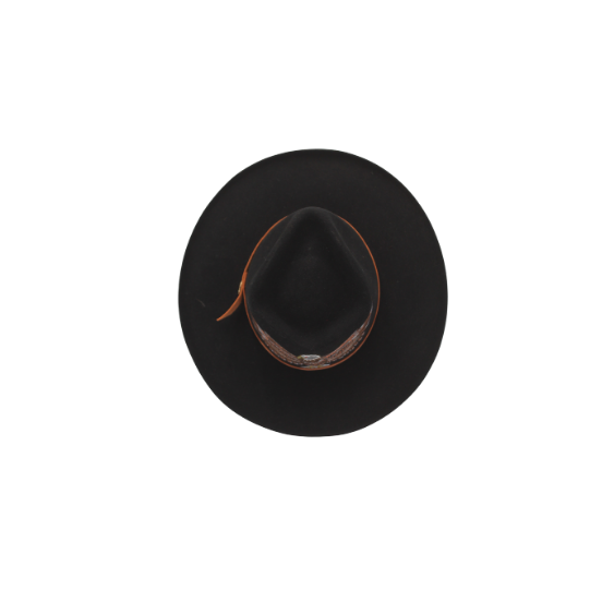 128 Sombrero Exclusivo de Lana Fina de Borrego Pintado a Mano