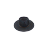Sombrero Exclusivo de Lana Fina de Borrego Jaspeado Gris Oxford