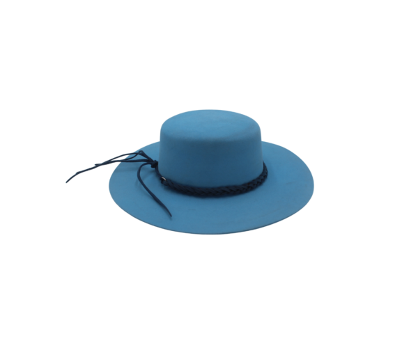 2 Sombrero de Lana Fina Rígida de Borrego