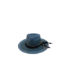Sombrero Exclusivo de Lana Fina de Borrego Azul Jaspeado