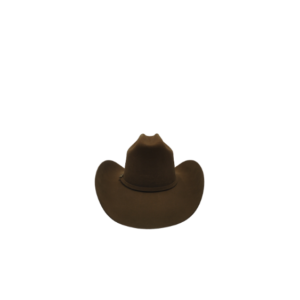 245 Sombrero de lana fina de borrego en horma patrón