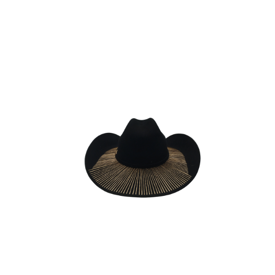 307 Sombrero Bordado de Seda