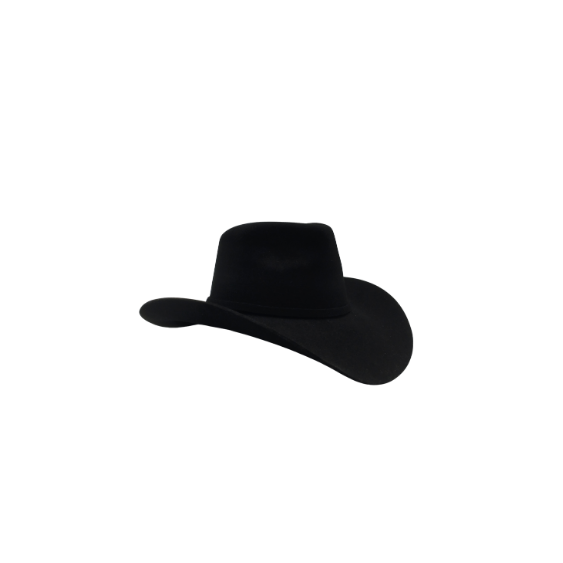 Sombrero de lana fina de borrego en horma Tardan,