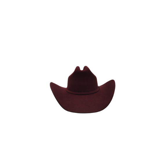 Sombrero de lana fina de borrego en horma boloña