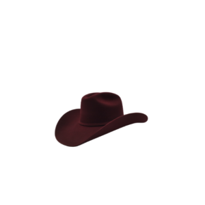 398 Sombrero de lana fina de borrego en horma boloña