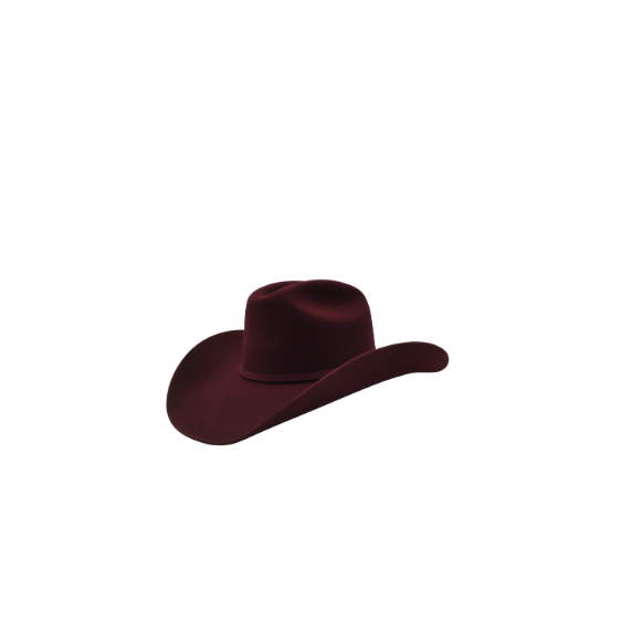 Sombrero de lana fina de borrego en horma boloña
