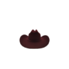 Sombrero de lana fina de borrego en horma boloña