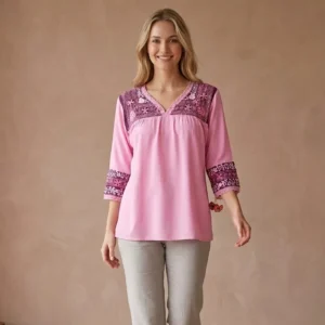Blusa Deshilado de Margaritas Cajón Completo