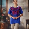 blusa deshilada a mano con pechera