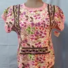 blusa estampada deshilado nacional