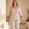 a blusa deshilado multicolor en nacional