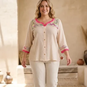 blusa deshilado multicolor en nacional