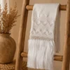 Rebozo de Seda Color Marfil