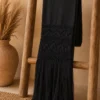 Rebozo de Seda Negro