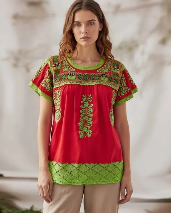Blusa Deshilado Danzantes
