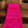 Rebozo de Seda Rosa Mexicano