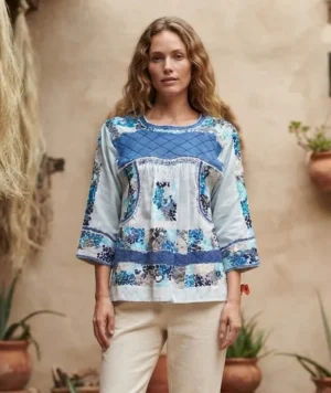 Blusa de randas estilo Ocotlán de Morelos