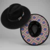 WhatsApp Image 2026-10-15 at 9.26.49 PM Sombrero lana de borrego color azul marino bordado punto de cruz