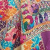 Blusa amarilla moños tejido buganvilia