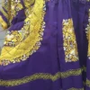 blusa morada Blusa morada bordado amarillo matizado