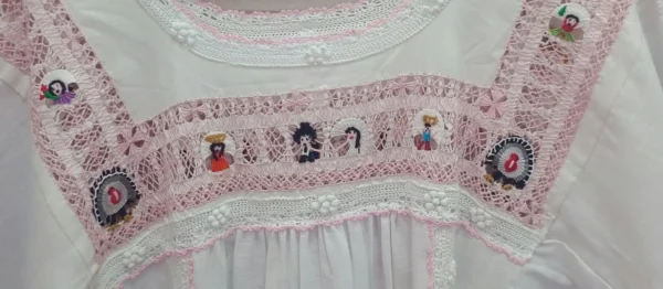 Vestido de la historia de las bodas plasmado en el deshilado