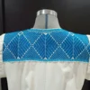 Vestido manta bordado punto de cruz